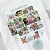 Leven Mooie Momenten 11 Fotocollage Zwart T-shirt