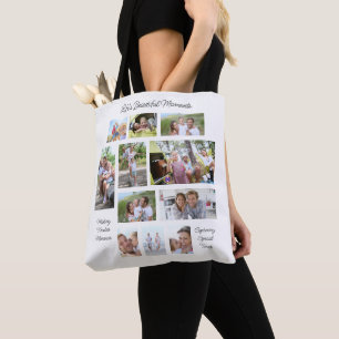 Leven Mooie Momenten 3 Quotes 11 Fotocollage Tote Bag