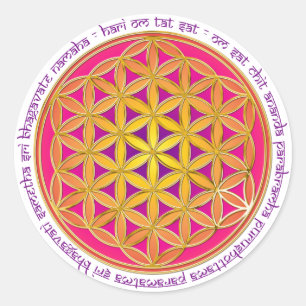 Leven / Moola Mantra Ronde Sticker