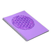 Leven - Moola mantra - violet Notitieboek (Rechterzijde)