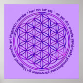Leven - Moola mantra - violet Poster (Voorkant)