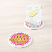 Leven / Moola Mantra Zandsteen Onderzetter (Zijkant)