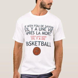 leven na de dood: humour basketball kennis van het t-shirt