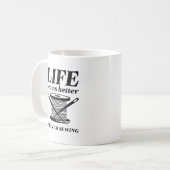Leven Naait Beter Koffiemok (Voorkant links)