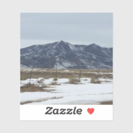 Leven nabij de bergen sticker