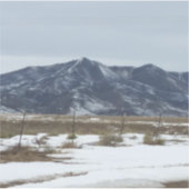 Leven nabij de bergen sticker (Voorkant)