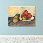 Leven nog met appels, c.1890 canvas afdruk (Insitu (Houten vloer))