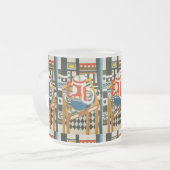 Leven nog met een Mok van bier Glazen koffie Mu (Voorkant links)