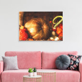 Leven nog met Pumpkins Digital Oil Painting Canvas Afdruk (Insitu (Woonkamer))