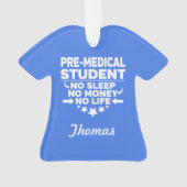 Leven of geld van de student van het pre-Med Colle Ornament (achterkant)