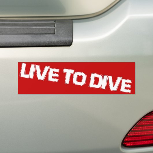 LEVEN OM DE bumpersticker TE VERDIKKEN (Op auto)