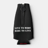 LEVEN OM RIDE TE RIJDEN OM TE LEVEN FLESJESKOELER (Achterkant)