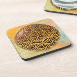 Leven- / onbeschaamde blikvangers - goud in het ba bier onderzetter