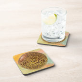 Leven- / onbeschaamde blikvangers - goud in het ba bier onderzetter (Rechterzijde)