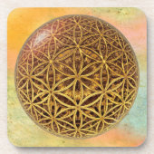 Leven- / onbeschaamde blikvangers - goud in het ba bier onderzetter (Voorkant)