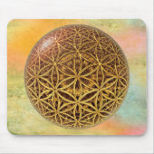 Leven- / onbeschaamde blikvangers - goud in het ba muismat (Voorkant)