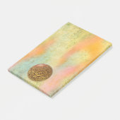 Leven- / onbeschaamde blikvangers - goud in het ba post-it® notes (Schuin)