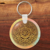 Leven- / onbeschaamde blikvangers - goud in het ba sleutelhanger (Voorkant)