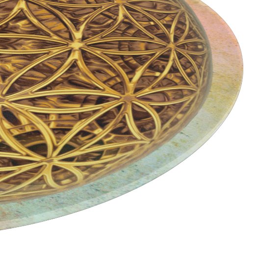 Leven- / onbeschaamde blikvangers - goud in het ba snijplank (Hoek)