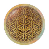 Leven- / onbeschaamde blikvangers - goud in het ba snijplank (Voorkant)