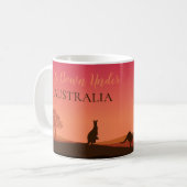 Leven onder de kangoeroe Australië koffiemok (Voorkant links)