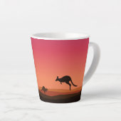 Leven onder de kangoeroe Australië mok (Rechterhoek)