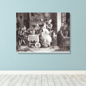 Leven onder de trap canvas afdruk (Insitu (Houten vloer))