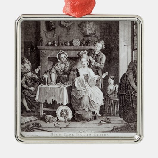 Leven onder de trap metalen ornament (Voorkant)