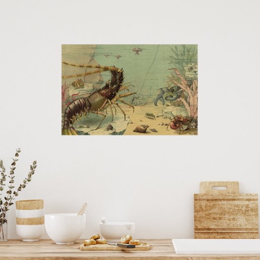  leven onder water van Zee, dieren in de oceaan Poster (Keuken)