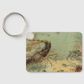  leven onder water van Zee, dieren in de oceaan Sleutelhanger (Achterkant)