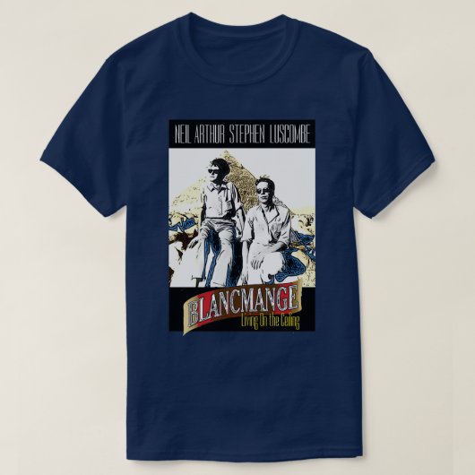Leven op Blancmange T-shirt (Design voorkant)