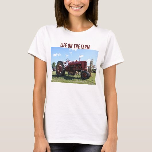 Leven op de boerderij t-shirt (Voorkant)