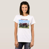 Leven op de boerderij t-shirt (Voorkant volledig)