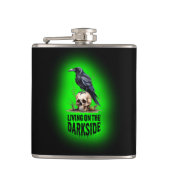 Leven op de Darkside Horror Heupfles (Voorkant)