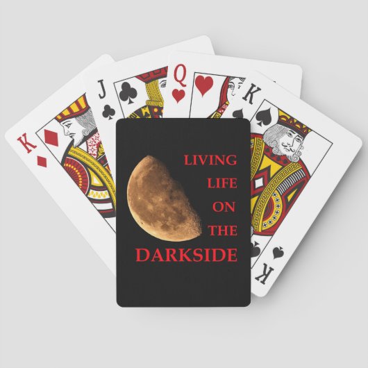 Leven op de donkere kant pokerkaarten (Achterkant)