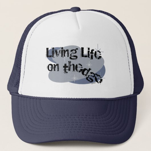 Leven op de Edge Graphics Trucker Pet (Voorkant)