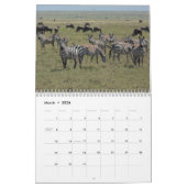 Leven op de kalender van Serengeti 2016 in het wil (Mar 2026)