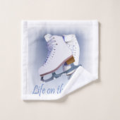 Leven op de rand bad handdoek (Wasdoekje)