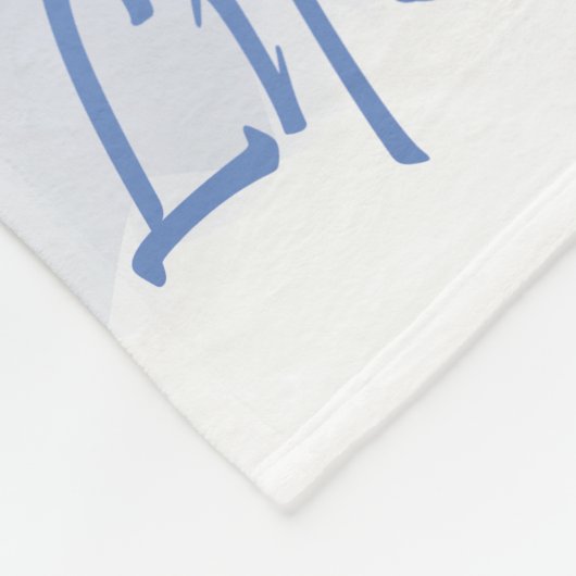 Leven op de rand fleece deken (Hoek)