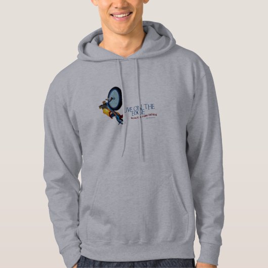LEVEN OP DE RAND VAN DE RAND ACHTER DE REGELS HOODIE (Voorkant)