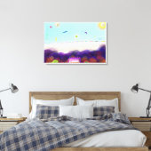 Leven op een Andere Planeet Canvas Afdruk (Insitu (Slaapkamer))