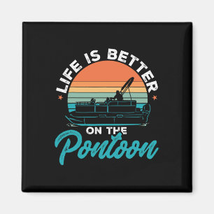 Leven op een pontonboot is beter magneet