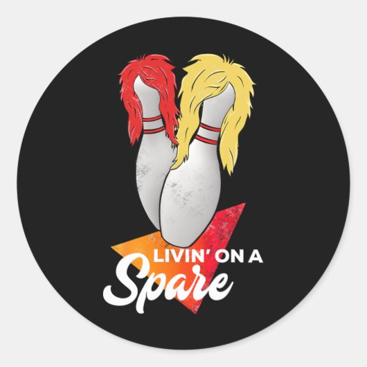 Leven op een reservaat ronde sticker (Voorkant)