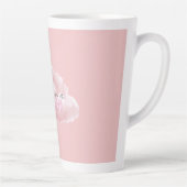 Leven Op Een Roze Wolk Latte Mok (Rechts)