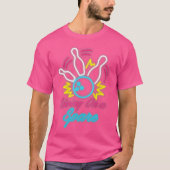 Leven op een schimmige Bowling-speldensport T-shirt (Voorkant)