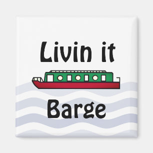 Leven op een woonboot in het kanaal magneet