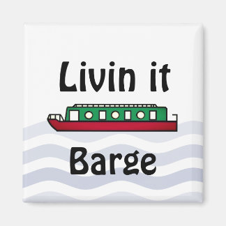 Leven op een woonboot in het kanaal magneet
