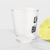 Leven op een woonboot shot glas (Links)