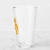 Leven op eilandtijdenpalmen en zonneschijn glas (Links)