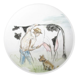 Leven op het Boerderij Keramische Knop